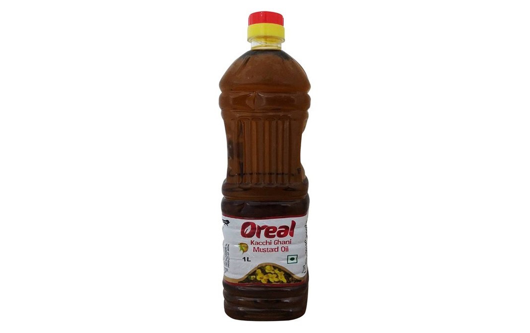 Oreal Kacchi Ghani Mustard Oil   Plastic Bottle  1 litre